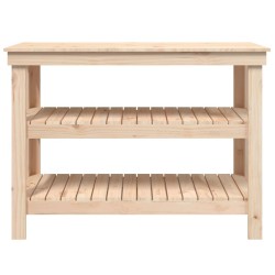 Banc de travail 110,5x50x80 cm Bois de pin massif 