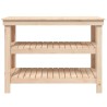 Banc de travail 110,5x50x80 cm Bois de pin massif 