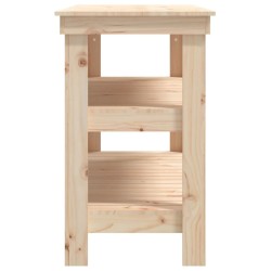 Banc de travail 110,5x50x80 cm Bois de pin massif 