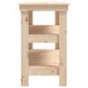 Banc de travail 110,5x50x80 cm Bois de pin massif 