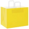 Sacs en papier 250 pcs avec poignées jaune 32x22x24 cm 