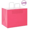 Sacs en papier 250 pcs avec poignées rose 32x22x24 cm 