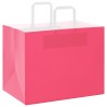 Sacs en papier 250 pcs avec poignées rose 32x22x24 cm 