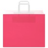 Sacs en papier 250 pcs avec poignées rose 32x22x24 cm 