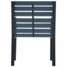 Chaises de jardin lot de 2 sapin massif acier enduit de poudre 