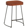 Tabourets de bar Gavin lot de 2 45x38x53cm bois massif manguier 