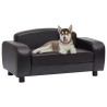 Canapé pour chien Marron 80x50x40 cm Similicuir 