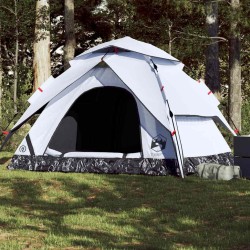 Tente de camping à dôme 5 personnes libération rapide 