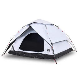 Tente de camping à dôme 5 personnes libération rapide 