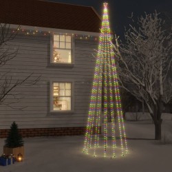 Sapin de Noël avec piquet 1134 LED Colorées 800 cm 