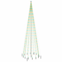 Sapin de Noël avec piquet 1134 LED Colorées 800 cm 