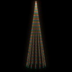 Sapin de Noël avec piquet 1134 LED Colorées 800 cm 