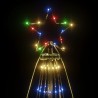 Sapin de Noël avec piquet 1134 LED Colorées 800 cm 