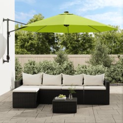 Parasol mural pomme verte 290 cm 