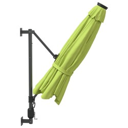 Parasol mural pomme verte 290 cm 