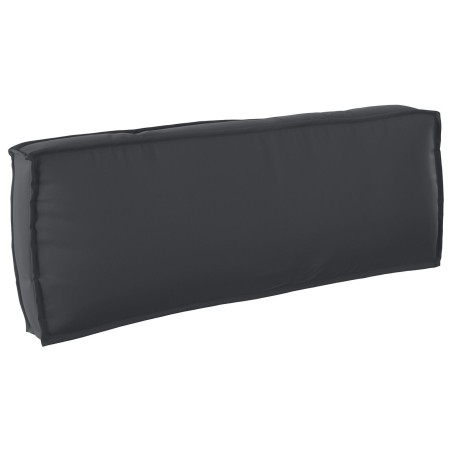 Ensemble de coussins de palette 3 pièces en tissu Oxford noir 