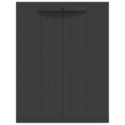 Armoire de rangement d'extérieur noir 65x37x85 cm PP 