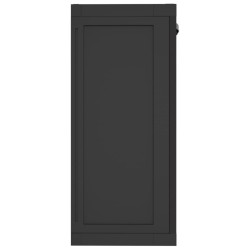 Armoire de rangement d'extérieur noir 65x37x85 cm PP 