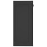 Armoire de rangement d'extérieur noir 65x37x85 cm PP 