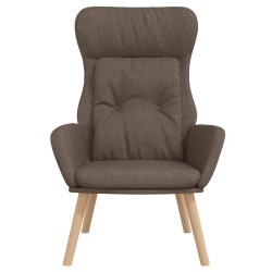 Chaise de relaxation Taupe Tissu 