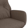 Chaise de relaxation Taupe Tissu 