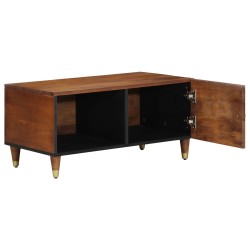 Table basse 80x50x40 cm en bois de mangue massif 