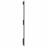 Tête de lit murale Gris 140x3x90 cm Bois massif de pin 