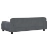 Lit pour chien gris foncé 90x53x30 cm velours 