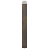 Pieds de table à manger en forme de V, 2 pièces, acier naturel, 100 x (72-73,3) cm 