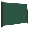 Auvent latéral rétractable vert foncé 140x500 cm 