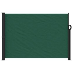 Auvent latéral rétractable vert foncé 140x500 cm 