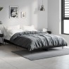 Cadre de lit sans matelas noir 120x190 cm bois d'ingénierie 