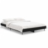 Cadre de lit sans matelas noir 120x190 cm bois d'ingénierie 
