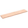 Dessus de table 200x40x(2-6) cm bois de chêne massif non traité 