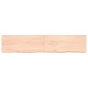 Dessus de table 200x40x(2-6) cm bois de chêne massif non traité 