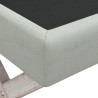 Tabouret de rangement Gris clair 110x45x49 cm Velours 