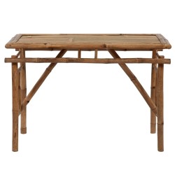 Table de jardin pliable 115x50x75 cm Bambou 