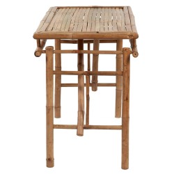 Table de jardin pliable 115x50x75 cm Bambou 