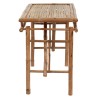Table de jardin pliable 115x50x75 cm Bambou 