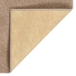 Tapis à poils courts 160x230 cm Marron 