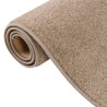 Tapis à poils courts 160x230 cm Marron 