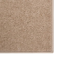 Tapis à poils courts 160x230 cm Marron 