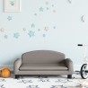 Canapé pour enfants taupe 70x45x30 cm tissu 