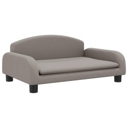 Canapé pour enfants taupe 70x45x30 cm tissu 