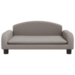 Canapé pour enfants taupe 70x45x30 cm tissu 
