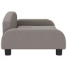 Canapé pour enfants taupe 70x45x30 cm tissu 