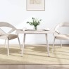 Dessus de table blanc 110x55x2,5 cm bois de pin massif 