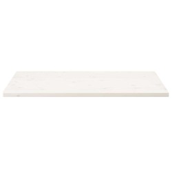 Dessus de table blanc 110x55x2,5 cm bois de pin massif 