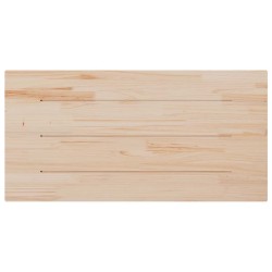 Dessus de table blanc 110x55x2,5 cm bois de pin massif 