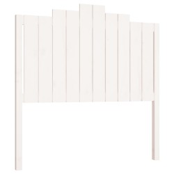 Tête de lit Blanc 106x4x110 cm Bois massif de pin 